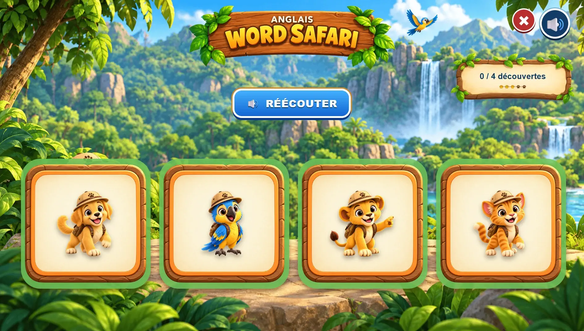 Aperçu de Word Safari