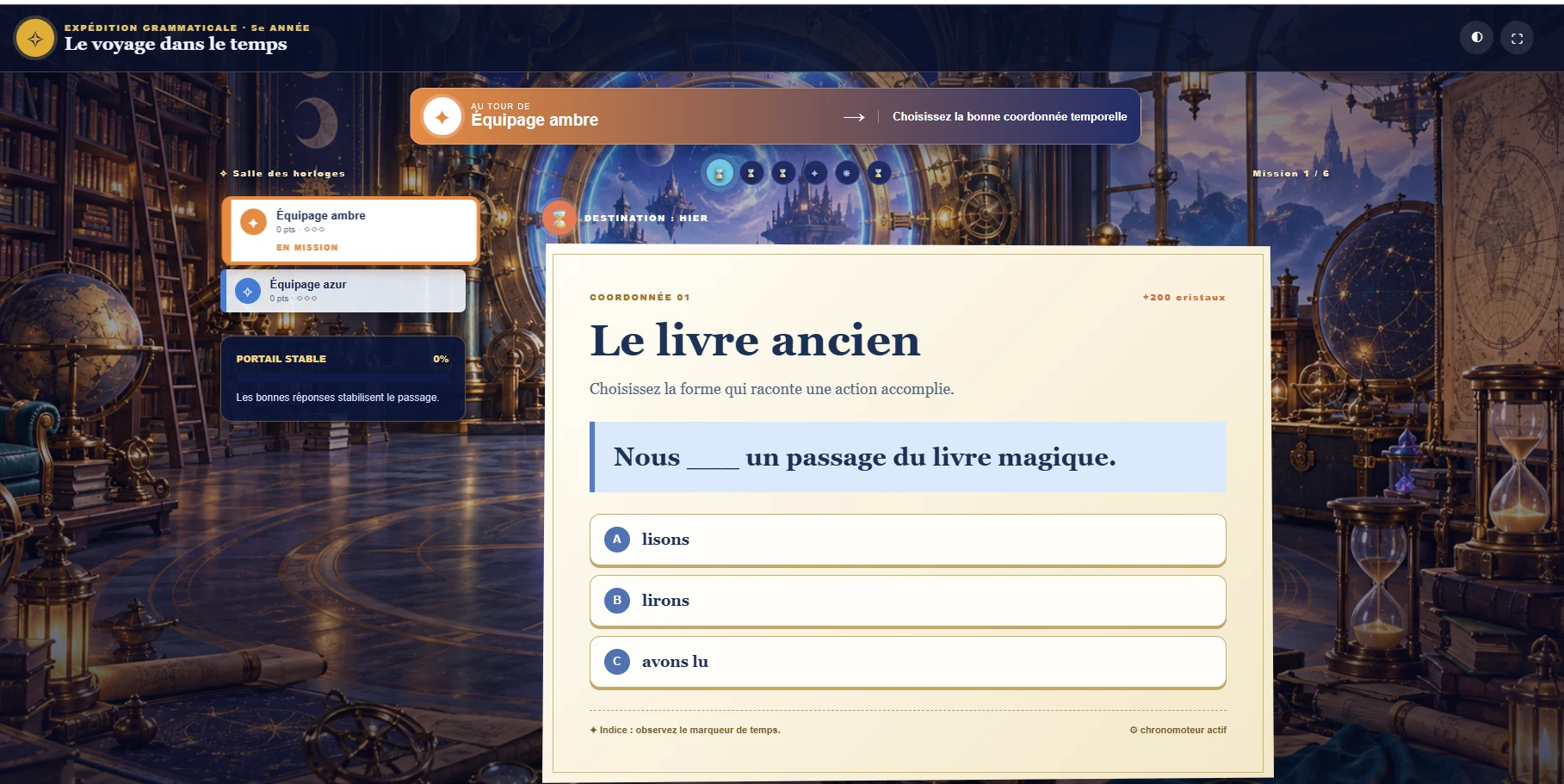 Aperçu supplémentaire de Le voyage dans le temps