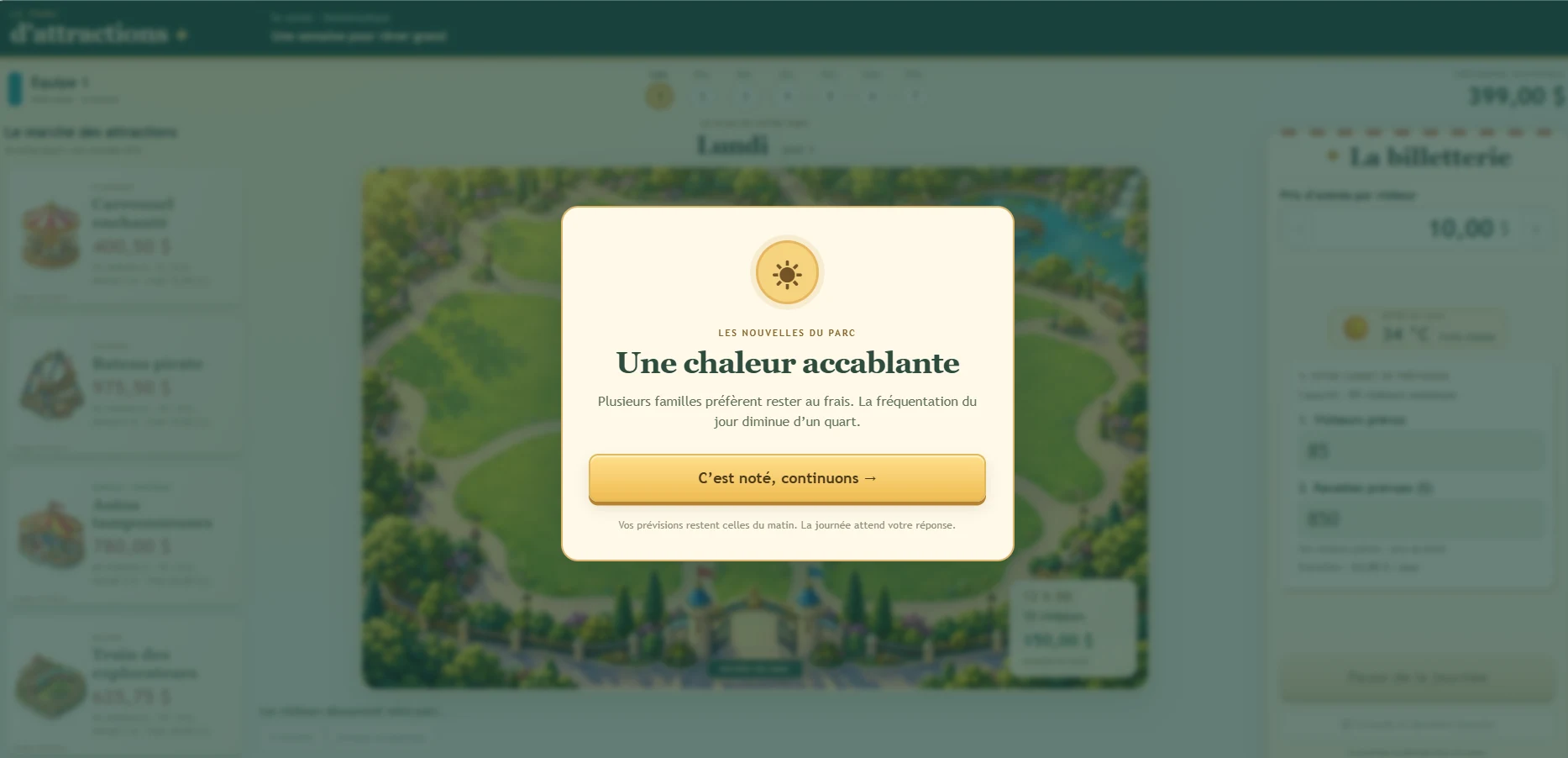 Aperçu supplémentaire de Le parc d'attraction
